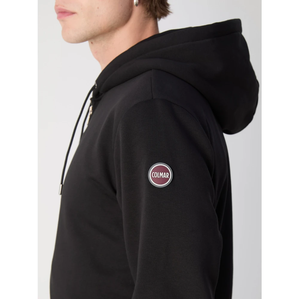 Colmar Zwarte Zip Hoodie Sweaters Black Heren