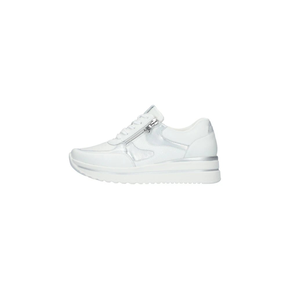 Waldläufer Sneaker met ritssluiting aan de zijkant Dames Schoenen Wit