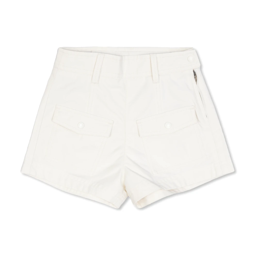 Moncler Shorts med fickor White, Unisex