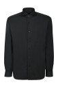 chemise-noire-en-coton-col-italien