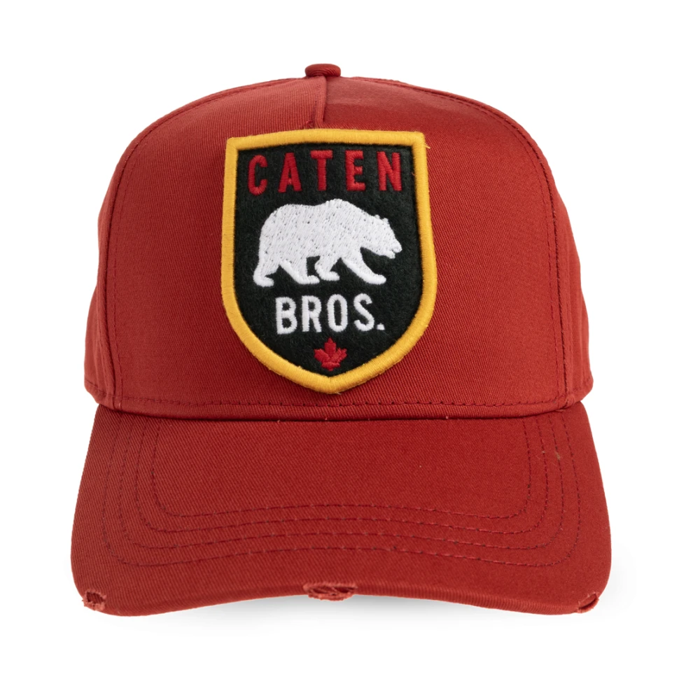 Dsquared2 Uomo Rosso - Cappellino Con Visiera - Accessories - One Size