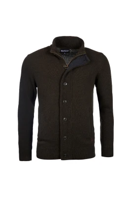 Patch Zip Thru Sweater