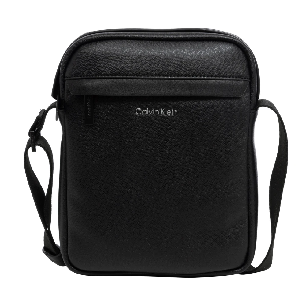 Calvin Klein Stijlvolle Crossbody Tas met Verstelbare Band Black Heren