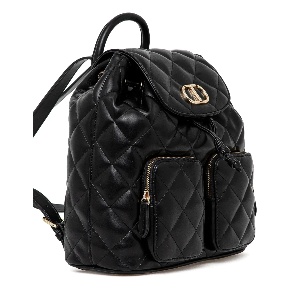 Twinset Zwarte Rugzak Black Dames