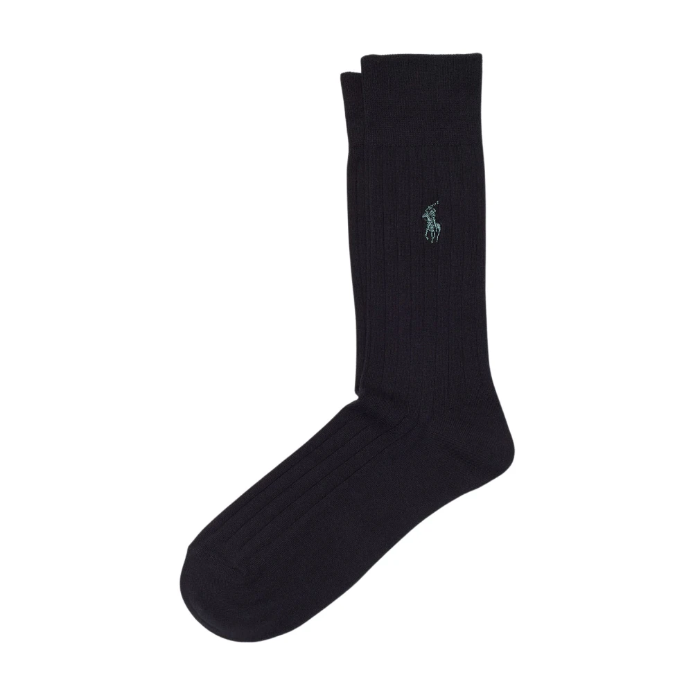 Ralph Lauren Zwarte Sokken met Logo Black Heren