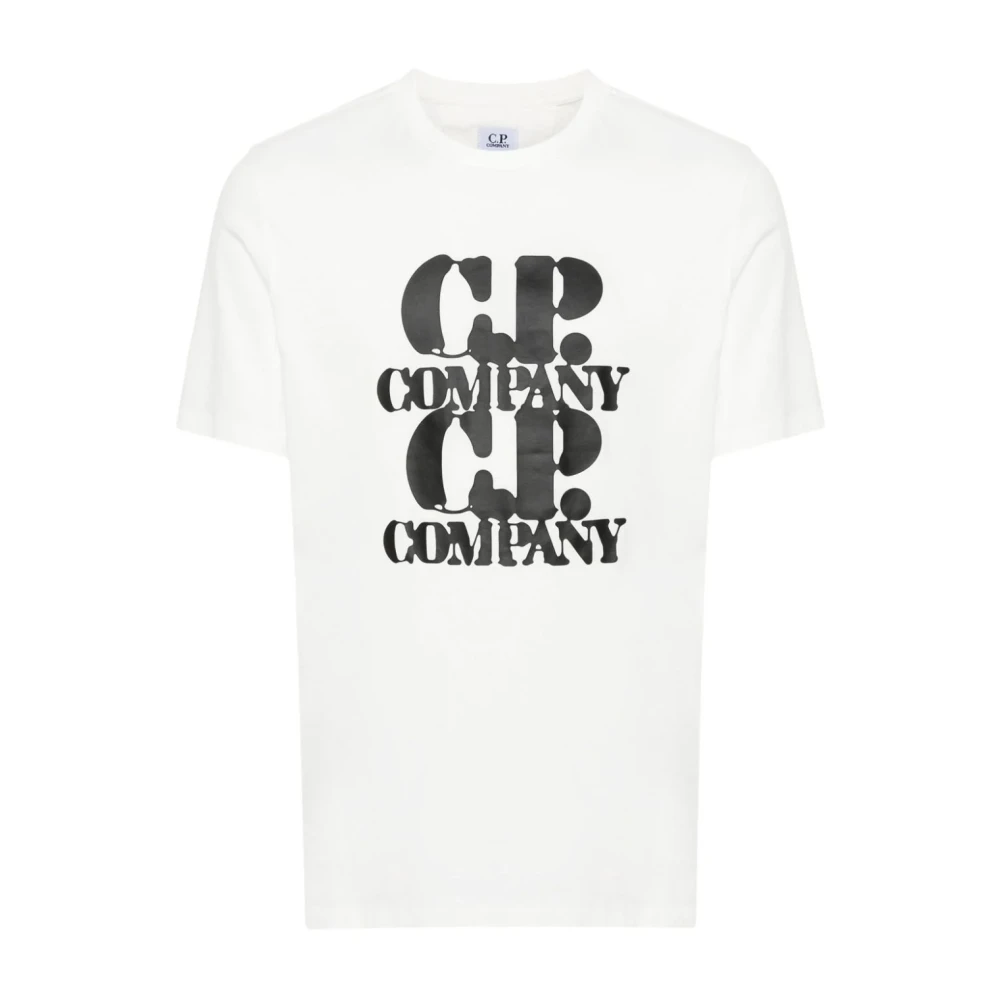 C.P. Company Grafische T-shirts en Polos White Heren