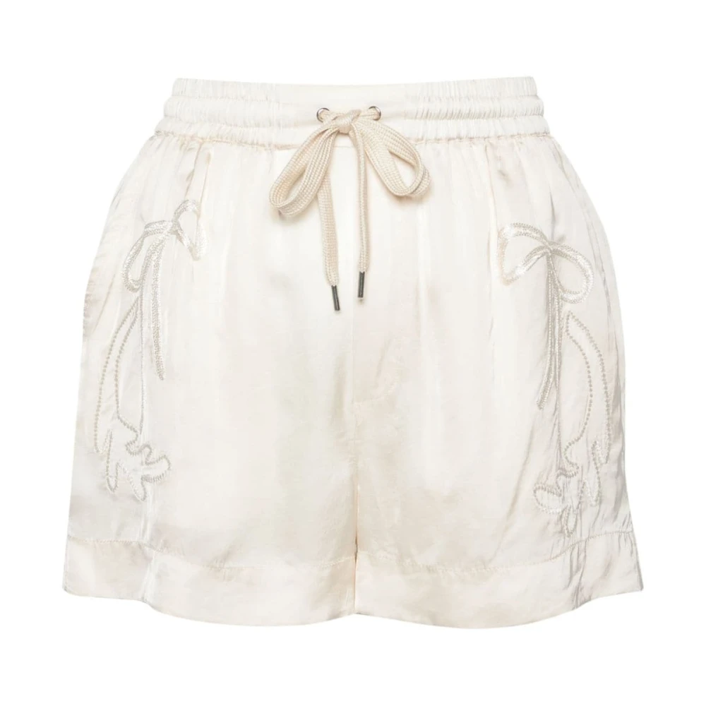 Pinko Witte Shorts voor Vrouwen White Dames