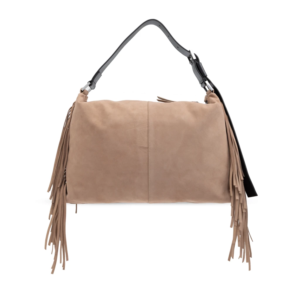 AllSaints Edbury Schoudertas Beige Dames