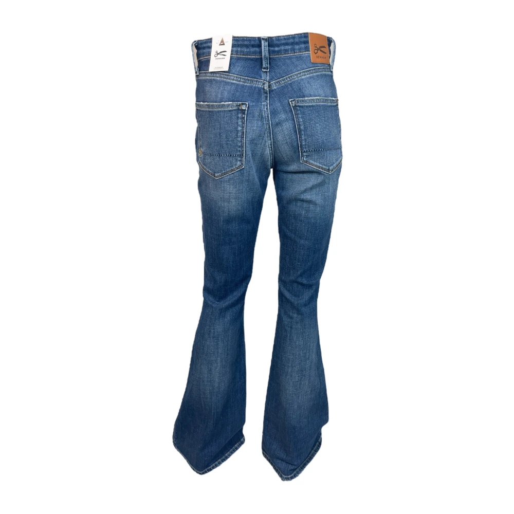 Denham Bootcut Stretch Denim Jeans Mid Blue Dames