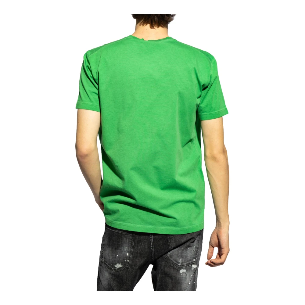 Dsquared2 T-Shirts Green Heren