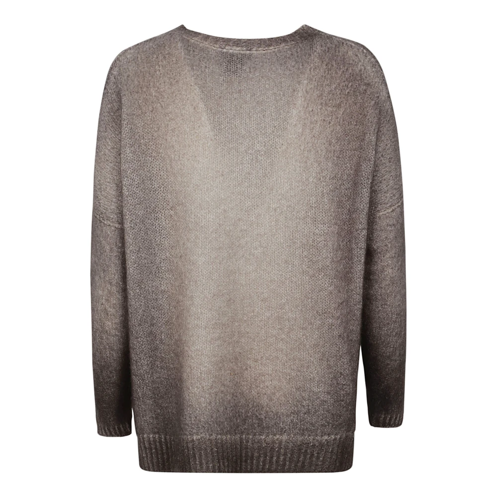 Avant Toi Luxe Kasjmier Zijde Sweaters Made in Italy Brown Dames