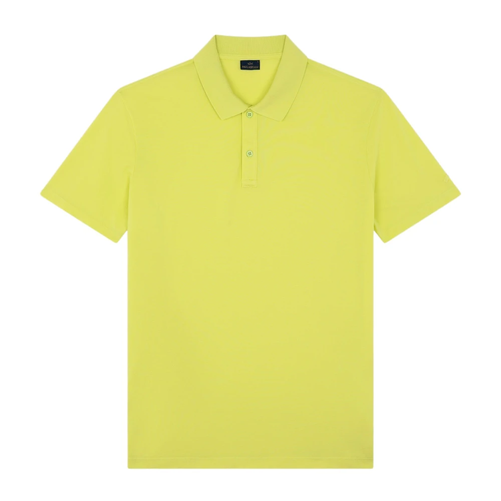 PAUL & SHARK Polo Shirts Yellow Heren