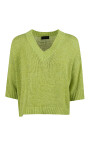 pull-en-coton-corail-col-en-v