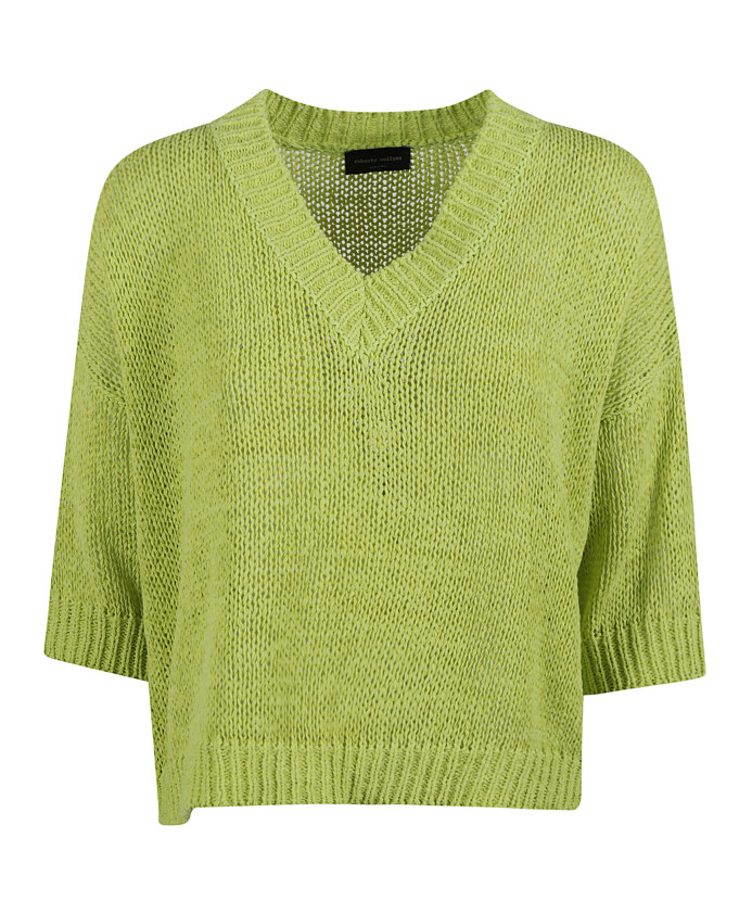 pull-en-coton-corail-col-en-v