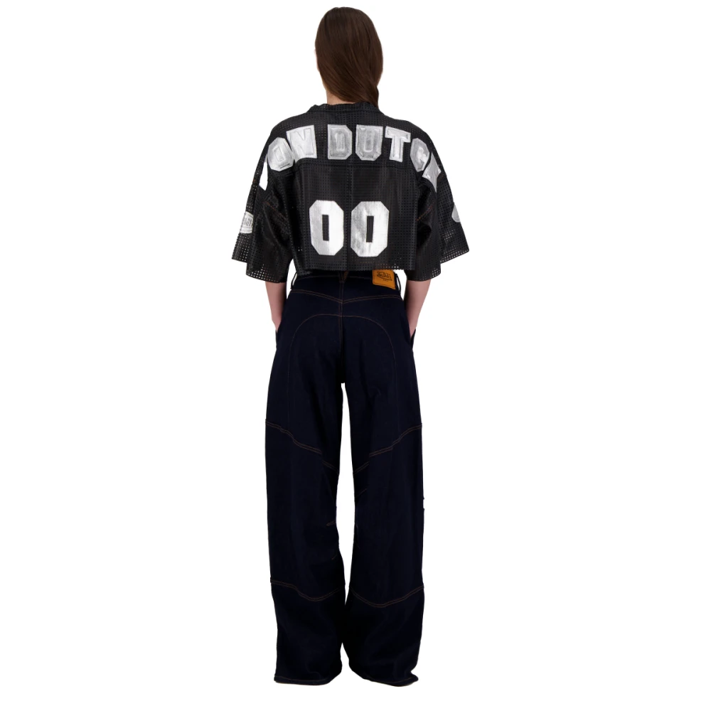 Von Dutch Leo Lifestyle Broek Blue Dames
