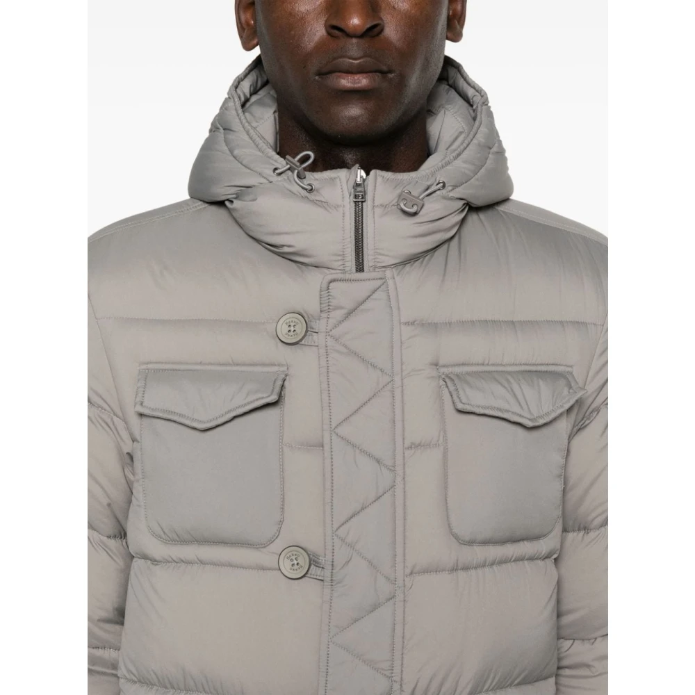 Herno Grijze gewatteerde donsjas Gray Heren