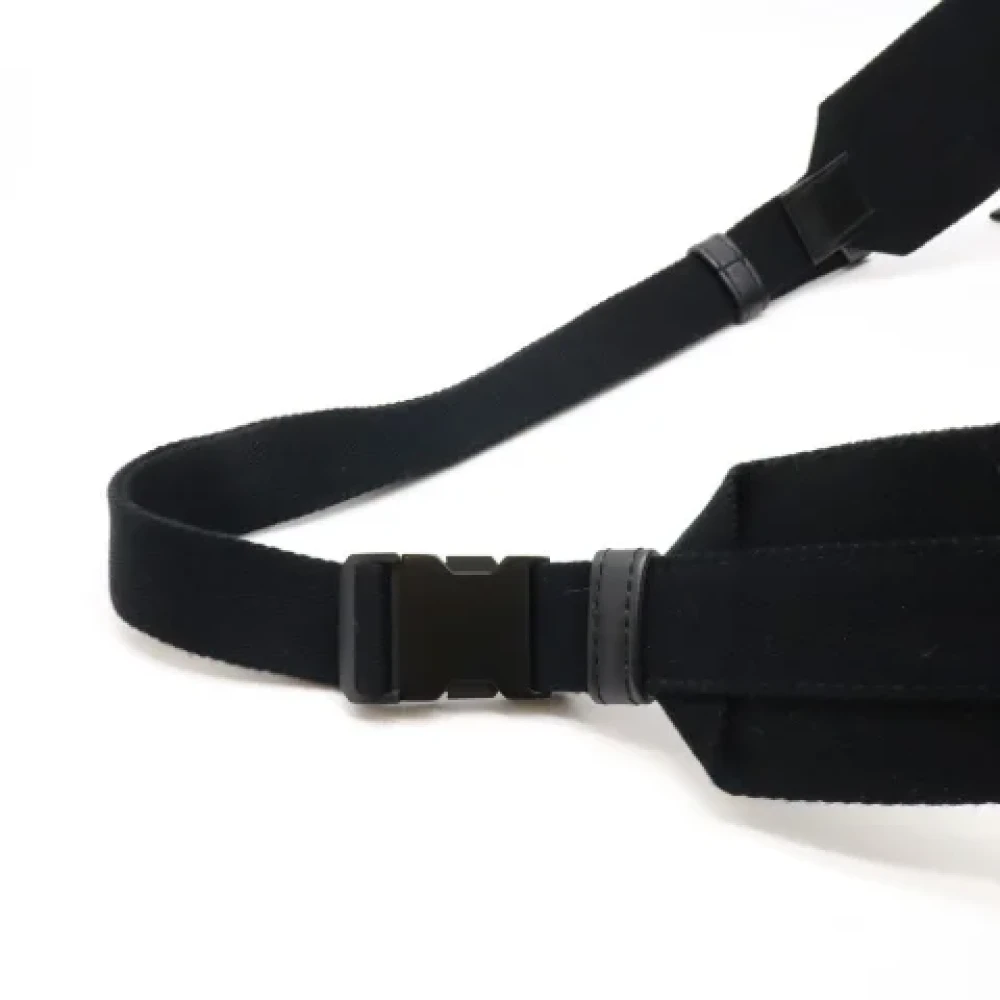 Bottega Veneta Vintage Pre-owned Leather crossbody-bags Black Dames