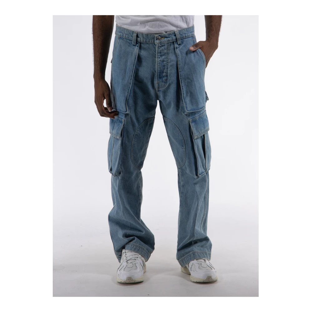 Nahmias Cargo Jeans voor Mannen Blue Heren