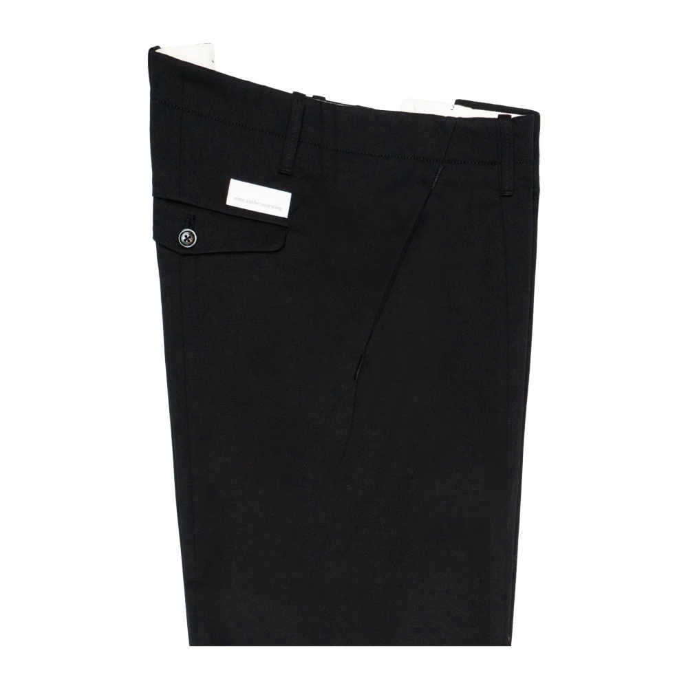 Nine In The Morning Stretch katoenen chino broek Black Heren