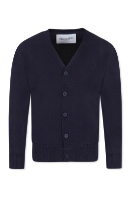 blue-cotton-v-neck-cardigan