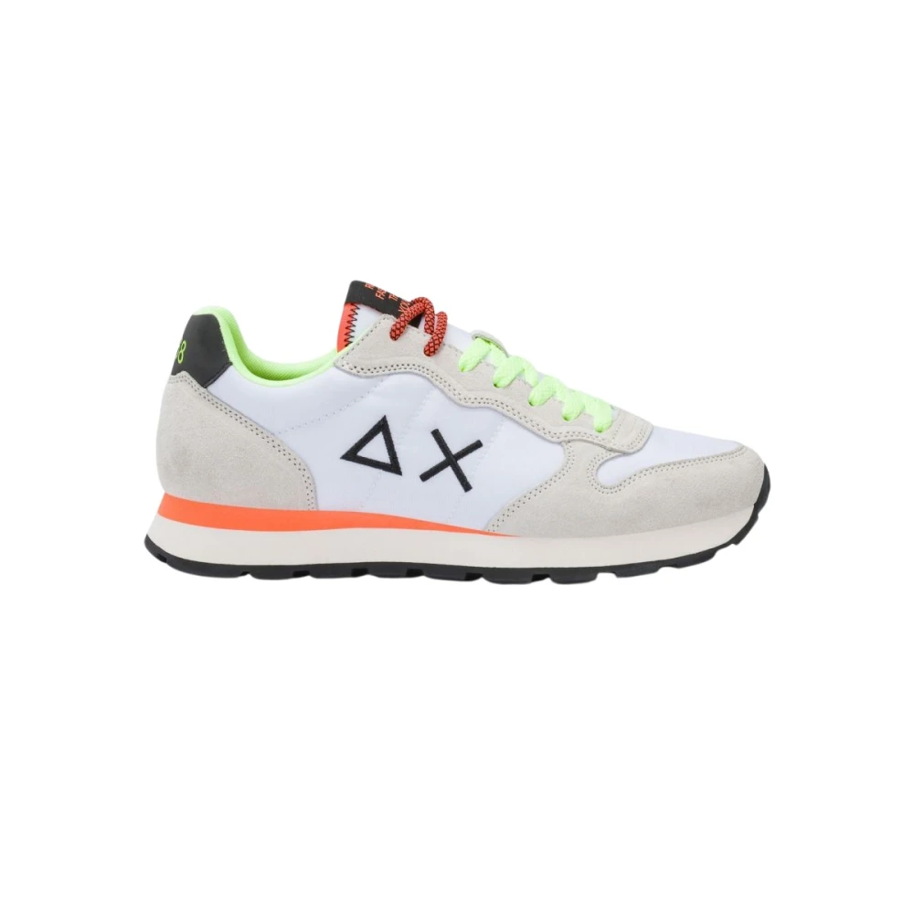 Sun68 Multicolor Sneakers, Male, 9 Uk, Tom Fluo