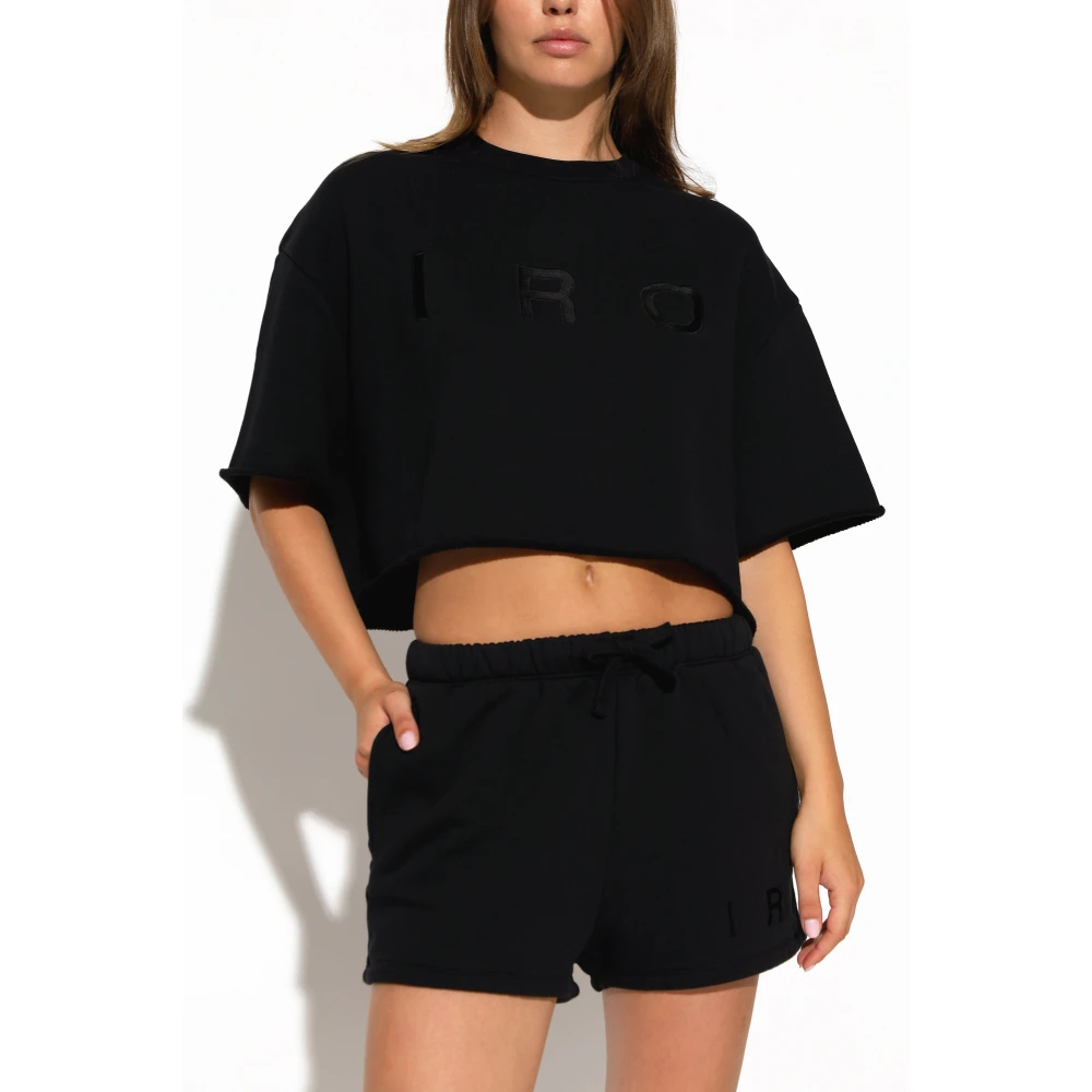 IRO Sweatshirt Olinda Black Dames
