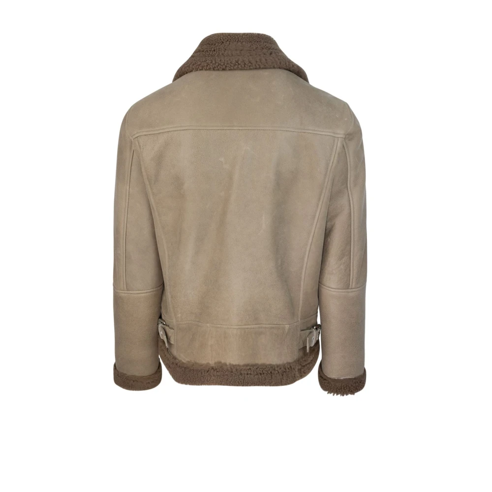 Dfour Bruine Shearling Ritsjas Brown Heren