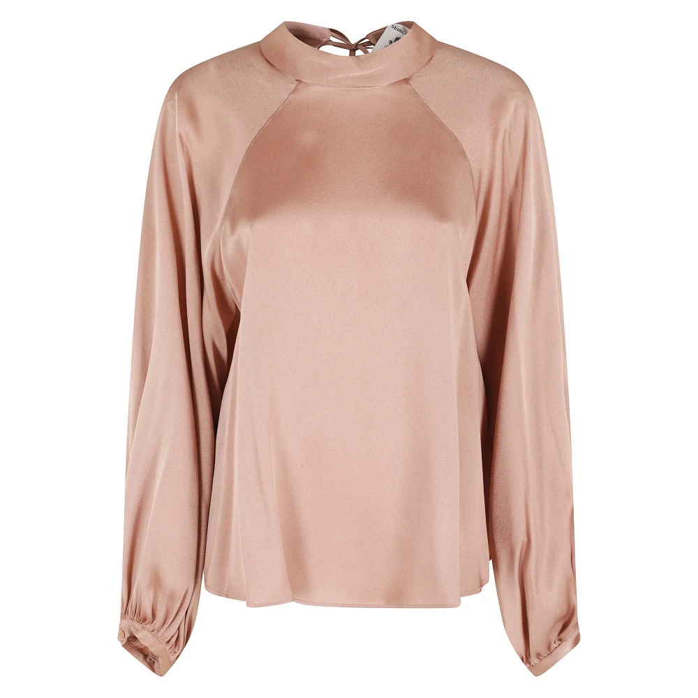 Semicouture Pink Carmine Shirt - Female - Blouses - M - Blouses & Shirts