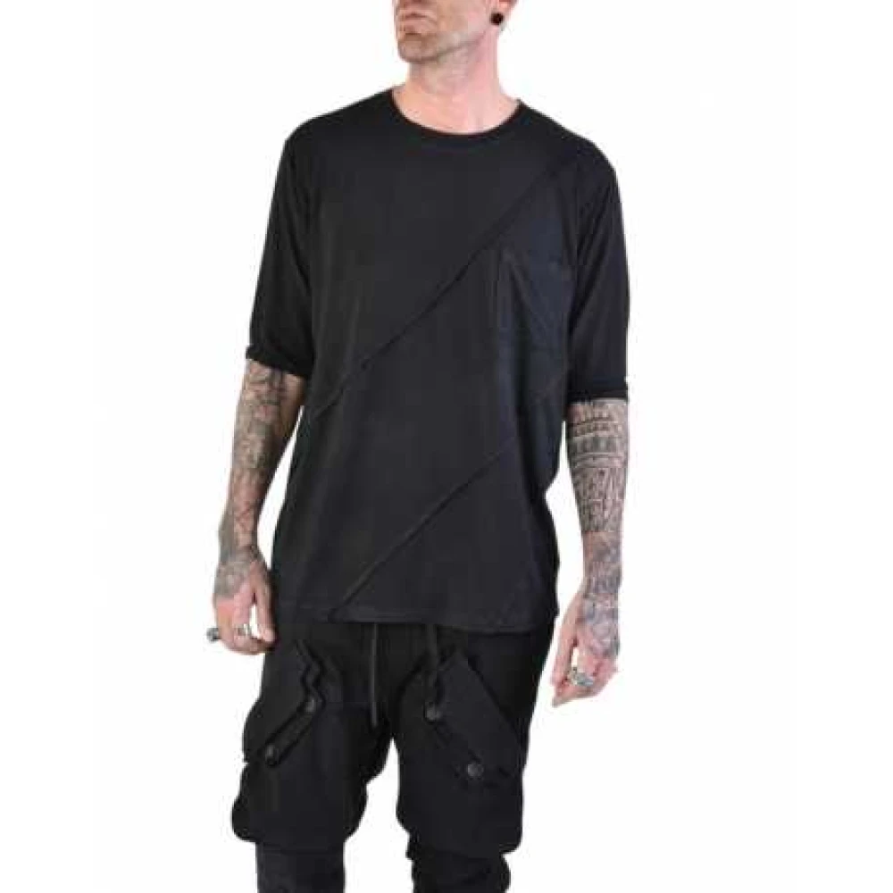 La Haine Inside Us Zwarte Bamboe T-shirt Korte Mouwen Zak Black Heren