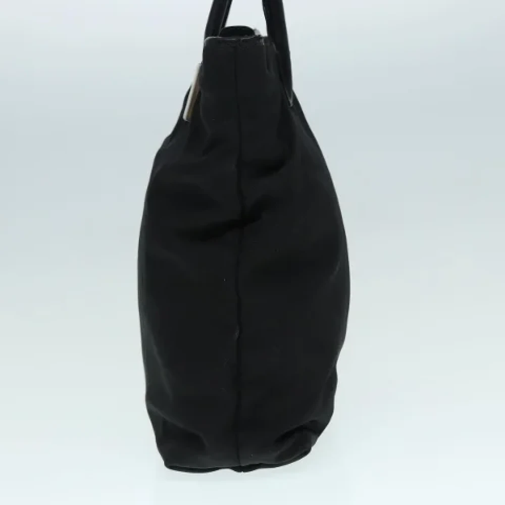 Gucci Vintage Pre-owned Nylon handbags Black Dames