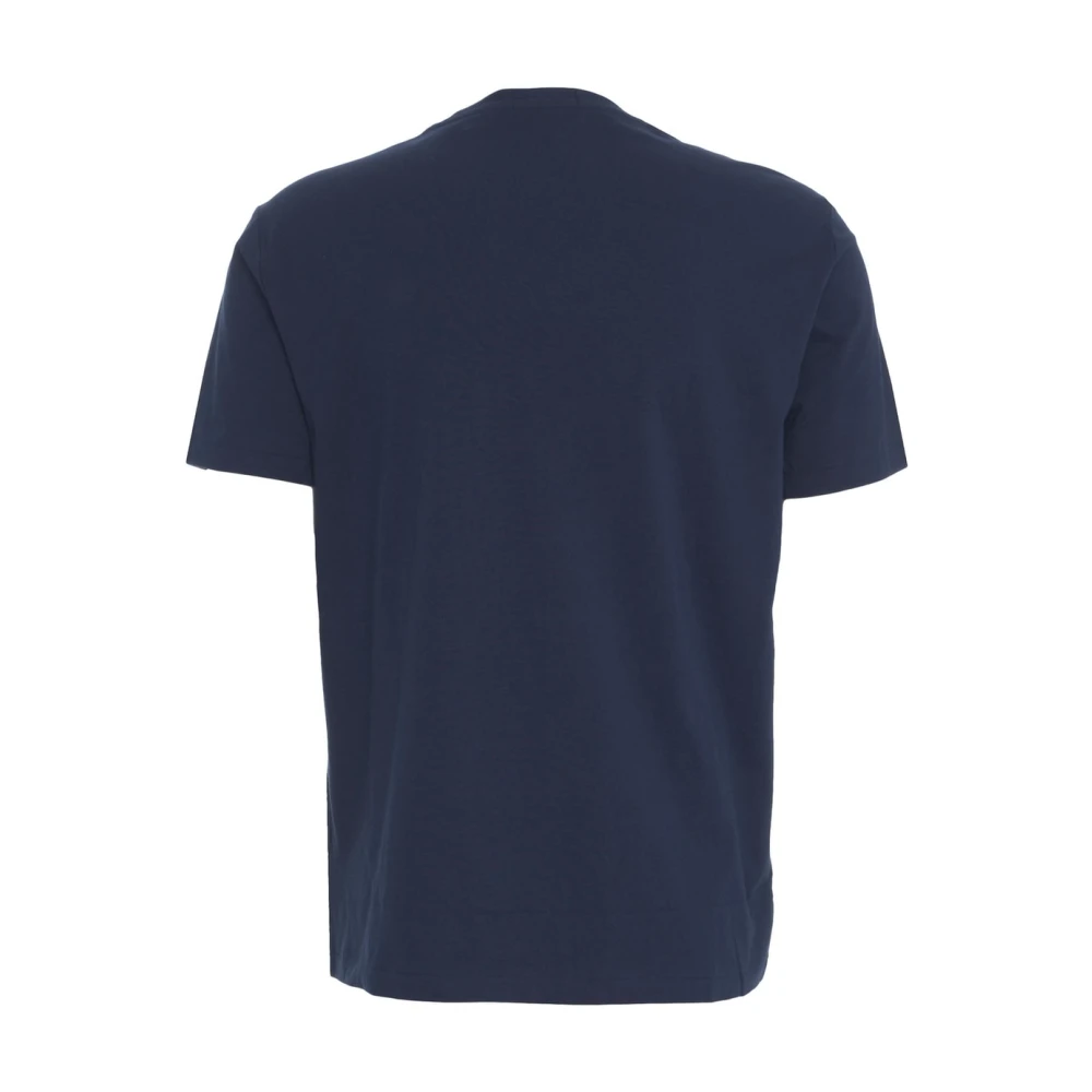 Polo Ralph Lauren Blauw Bedrukt T-Shirt Slim Fit Blue Heren