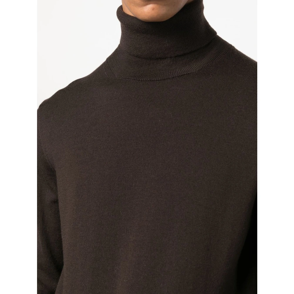 Zanone Bruine Sweater Collectie Brown Heren