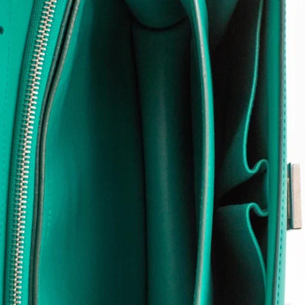 Celine Vintage Pre-owned Leather celine-bags Blue Dames