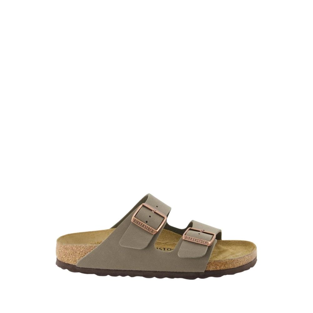 Birkenstock Arizona Birko-Flor Damtofflor Gray, Herr