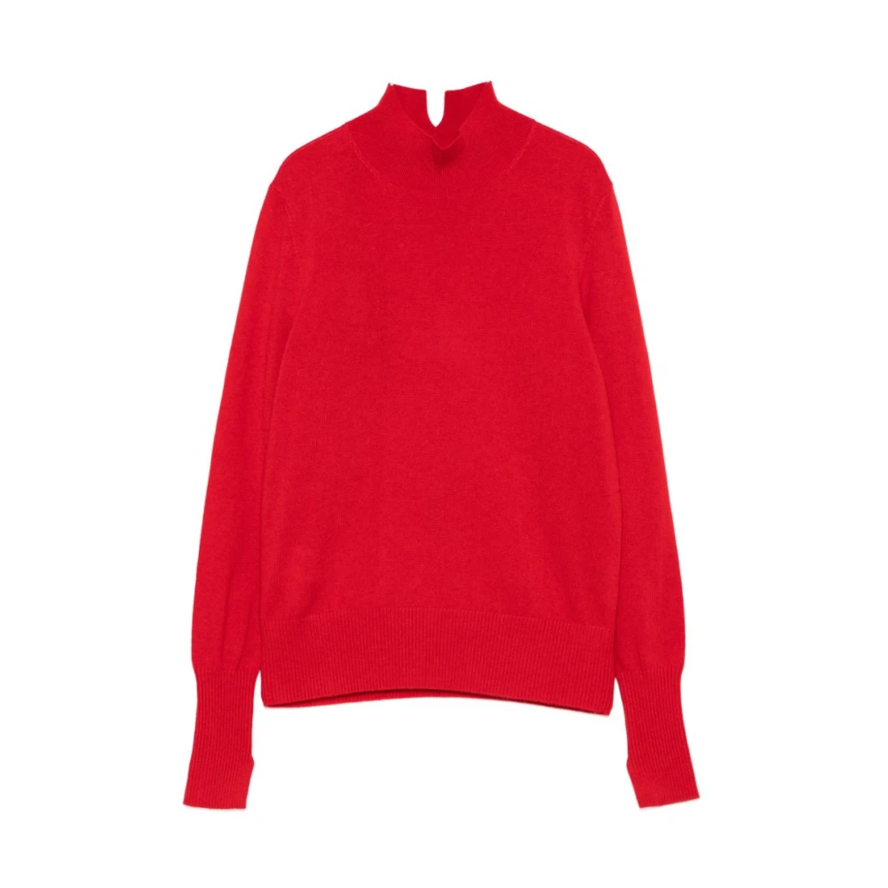 Pinko , Turtlenecks, Female, Red, S, Turtleneck Jumper