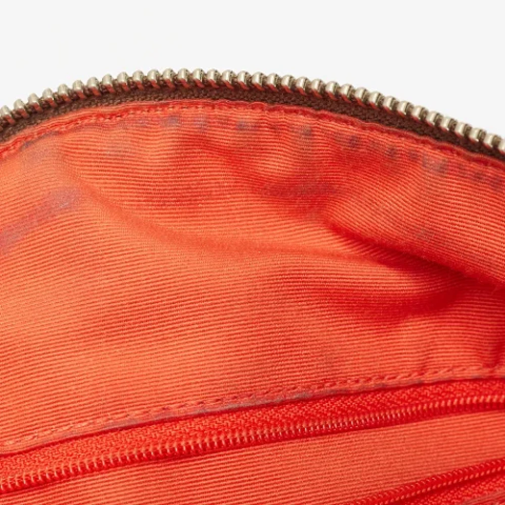 Coach Pre-owned Coated canvas handbags Orange Dames