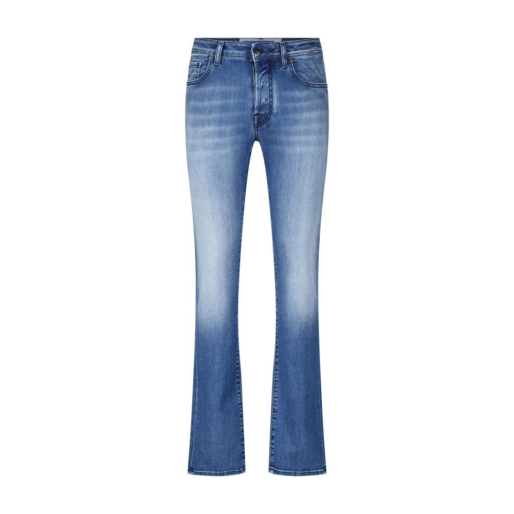 Jacob Cohën Klassieke Slim-Fit Jeans Blue Heren