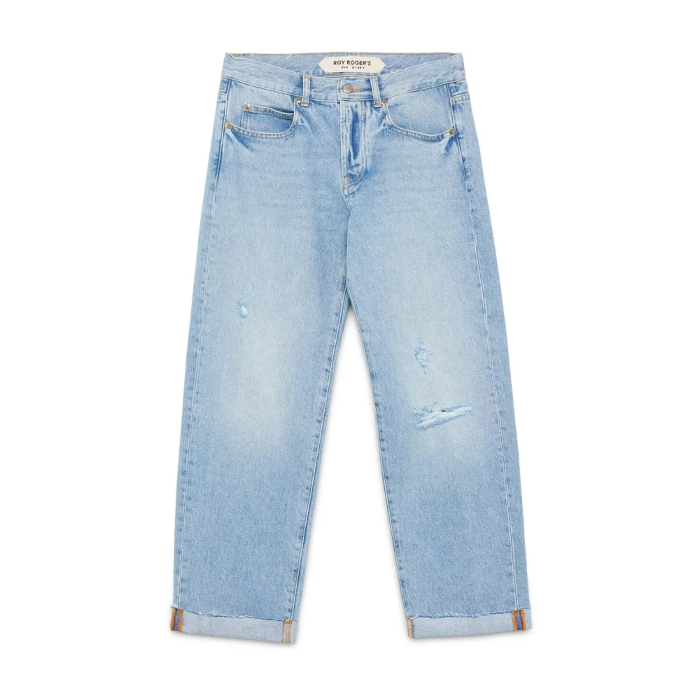 Roy Roger's Women's Blue Jeans With Relaxed Fit