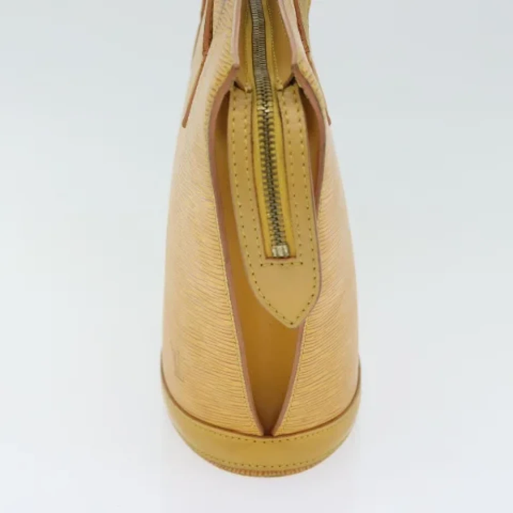 Louis Vuitton Vintage Pre-owned Leather handbags Yellow Dames