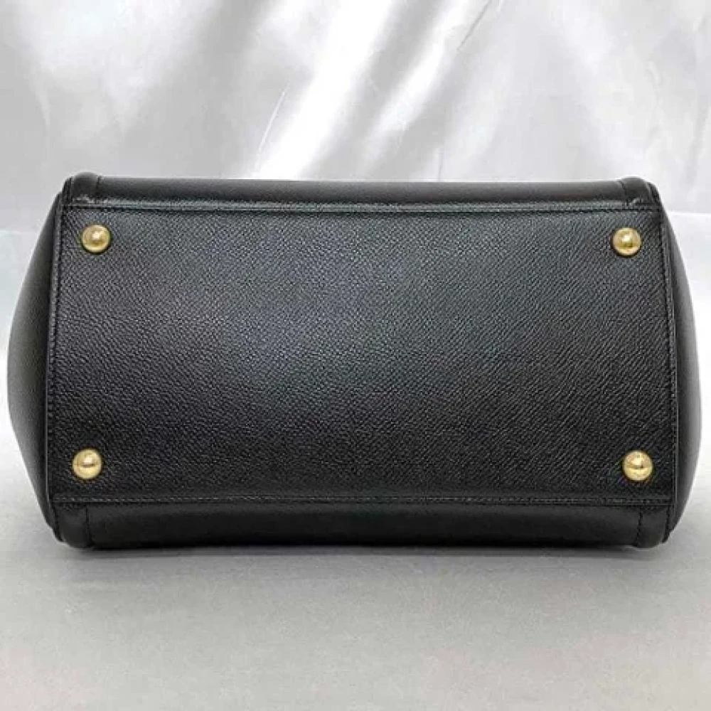 Salvatore Ferragamo Pre-owned Leather handbags Black Dames