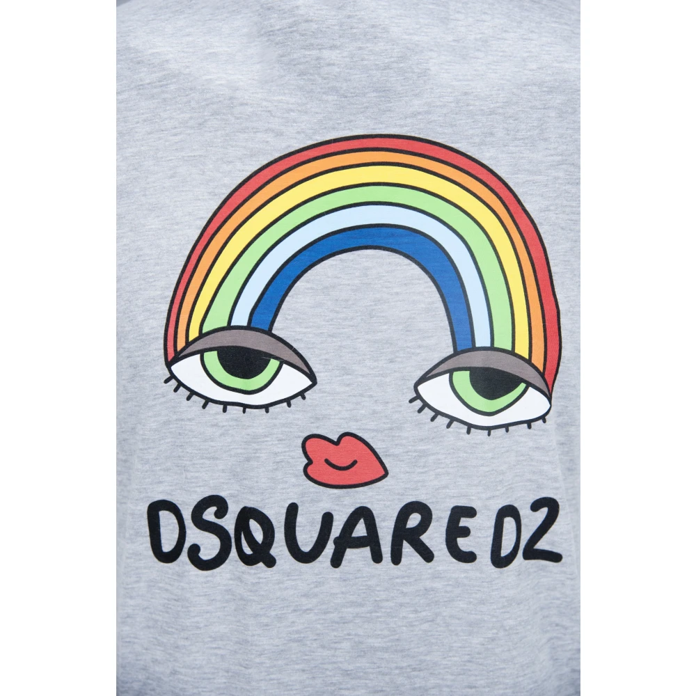 Dsquared2 Heren Slip-On T-Shirt Gray Heren