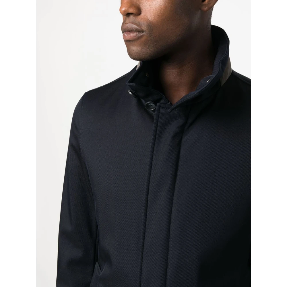 Herno Impermeabile 9200 BLU Jas Blue Heren