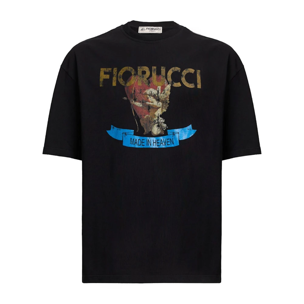 Fiorucci Women's Black T-Shirts, Xs, T-Shirt
