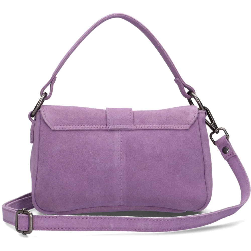 Núnoo Paarse Schoudertas Trendy Chic Purple Dames