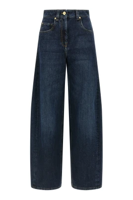 Vida Barrel Jeans i Full Längd