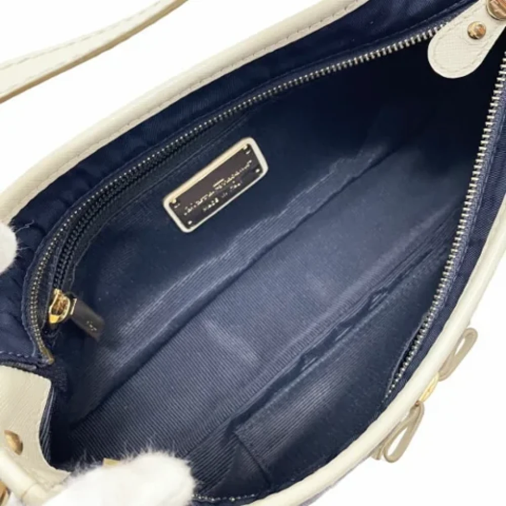 Salvatore Ferragamo Pre-owned Leather handbags Blue Dames