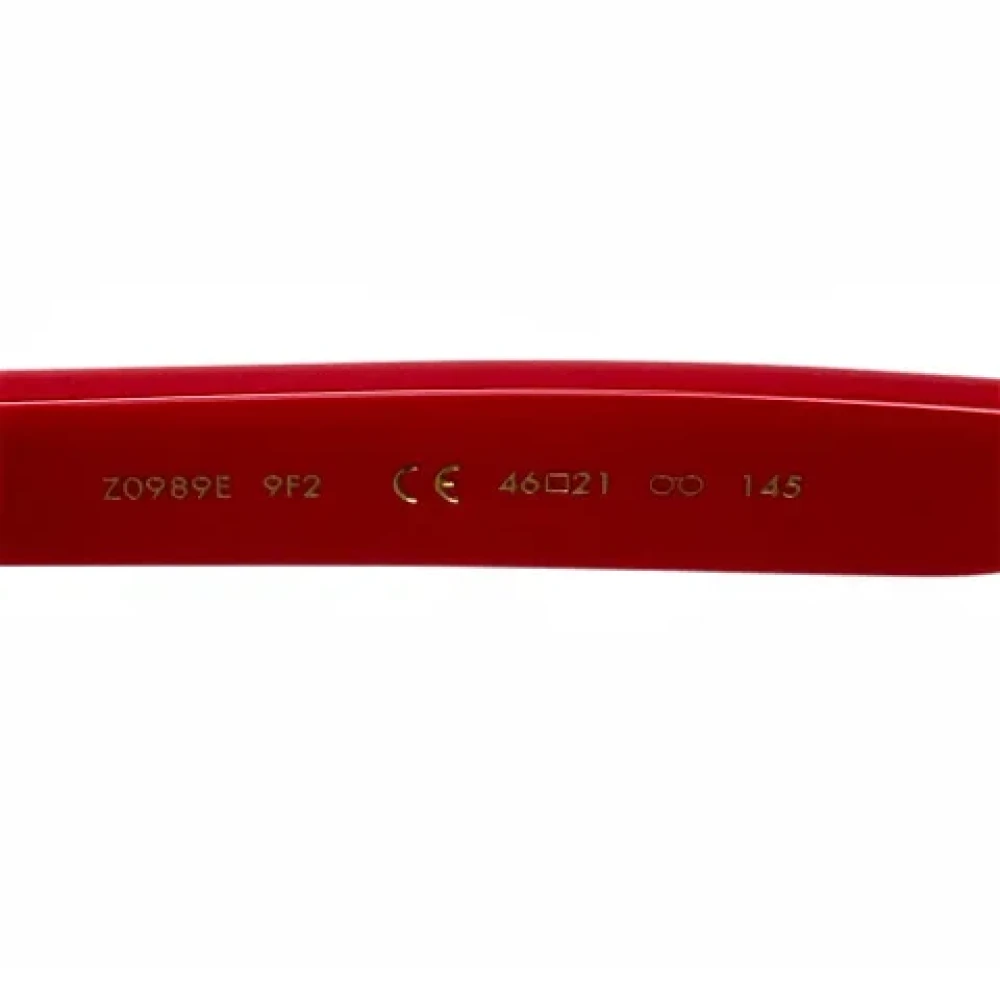 Louis Vuitton Vintage Pre-owned Plastic sunglasses Red Dames