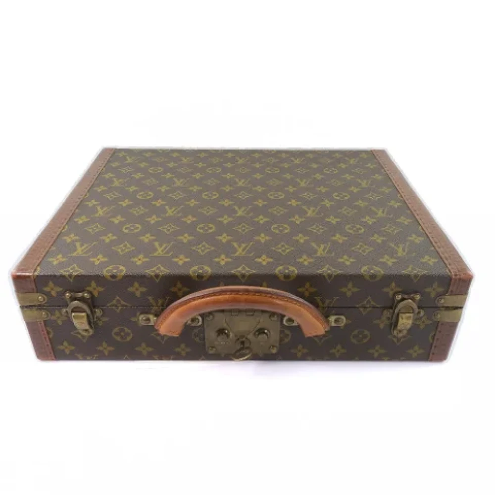 Louis Vuitton Vintage Pre-owned Canvas briefcases Brown Dames