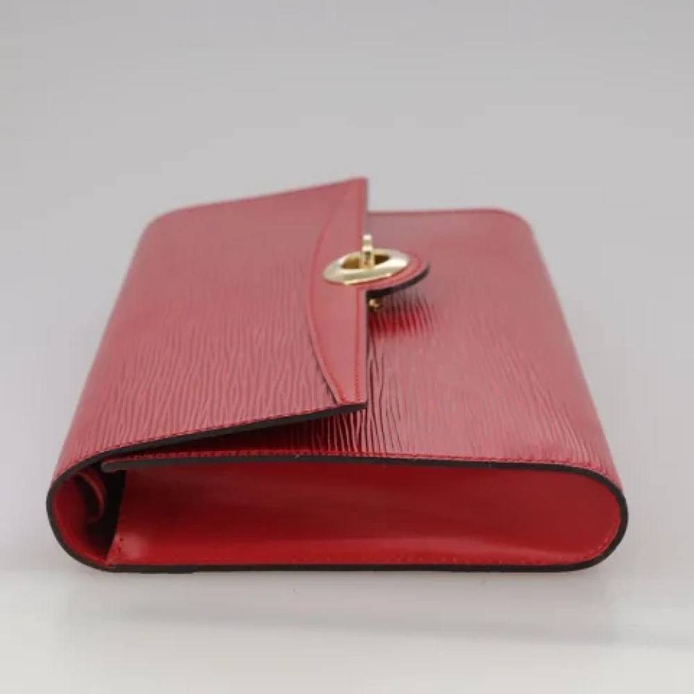 Louis Vuitton Vintage Pre-owned Leather louis-vuitton-bags Red Dames