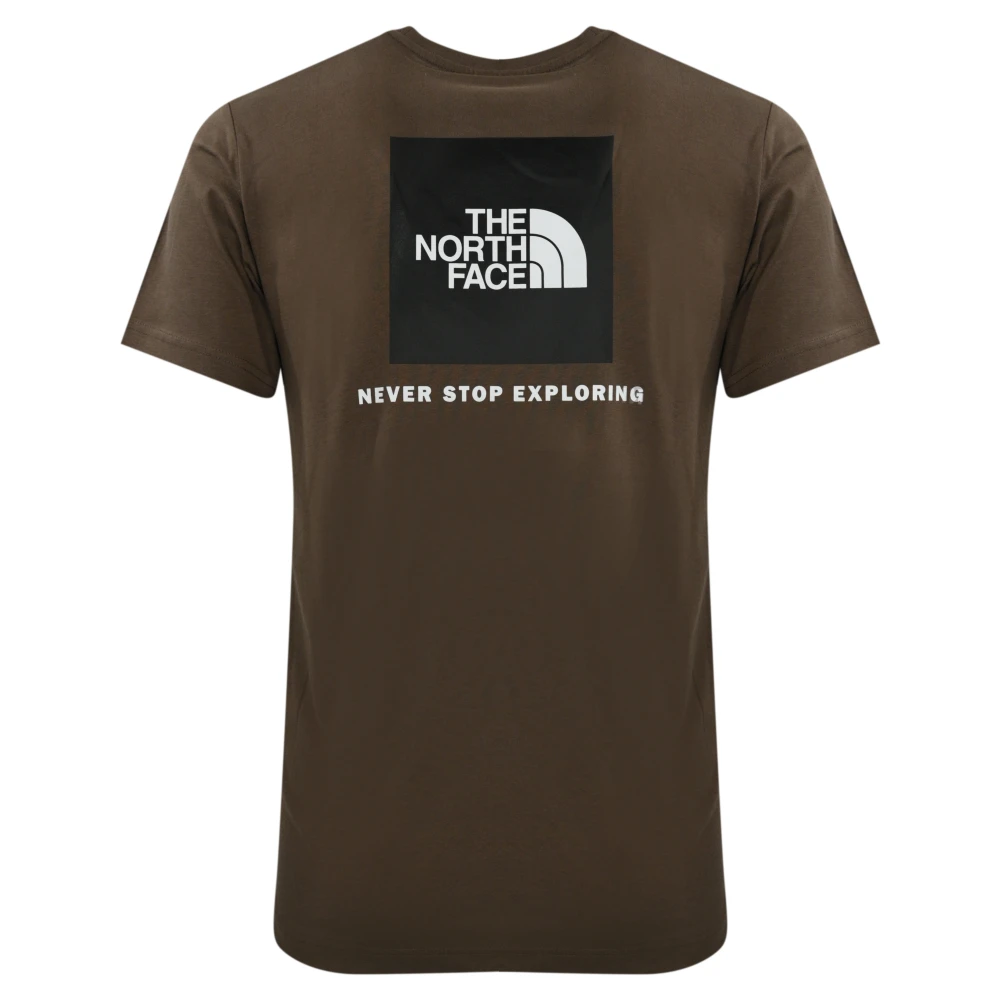 The North Face Heren Bedrukt T-shirt Bruin Katoen Brown Heren